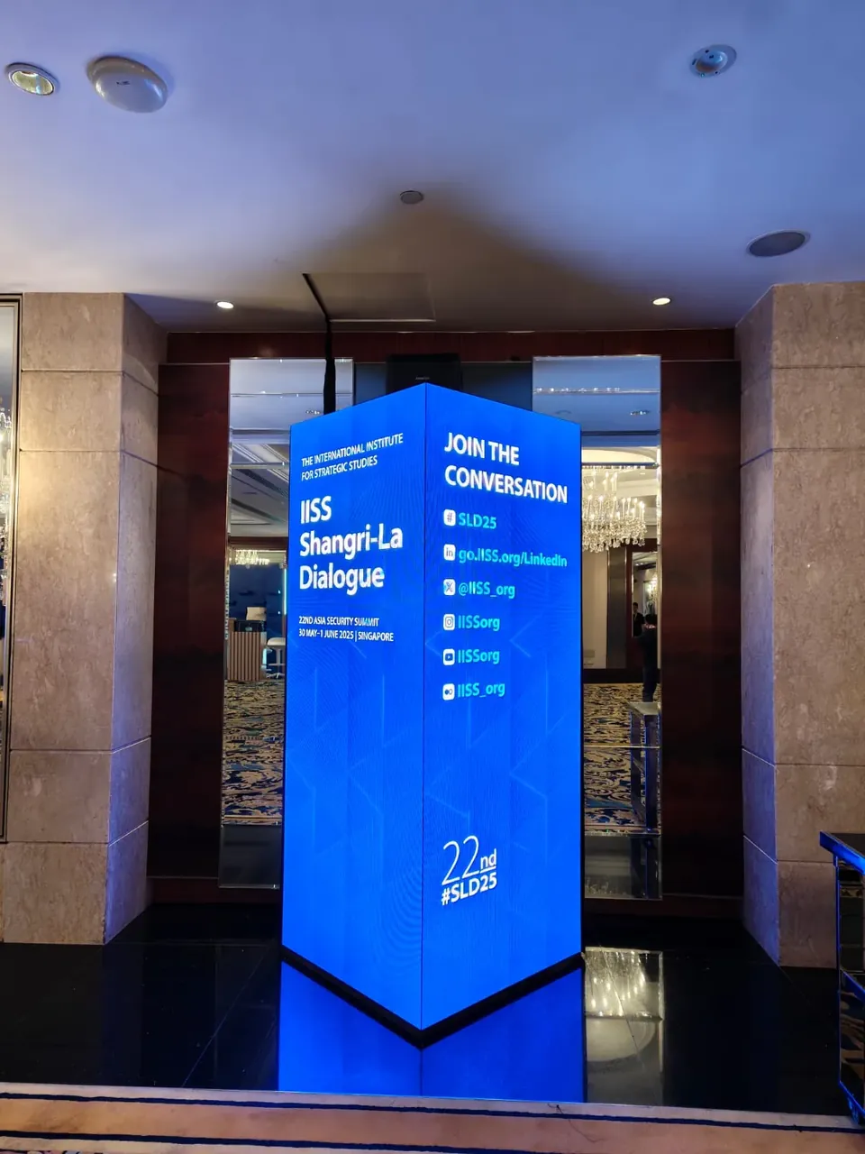 Suntec City Event Screen — view 2 — Indoor LED installation by ETA Visual