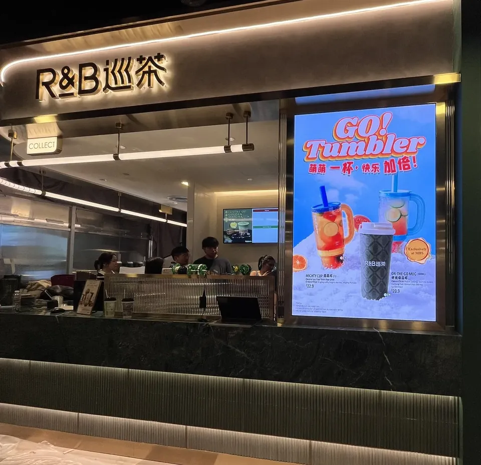R&B Store — Indoor LED LED display by ETA Visual in Marina Bay Sands, Singapore