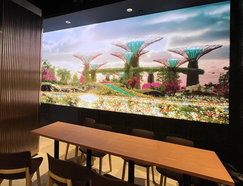 Koufu MBS L-Shape — Indoor LED LED display by ETA Visual in Marina Bay Sands, Singapore