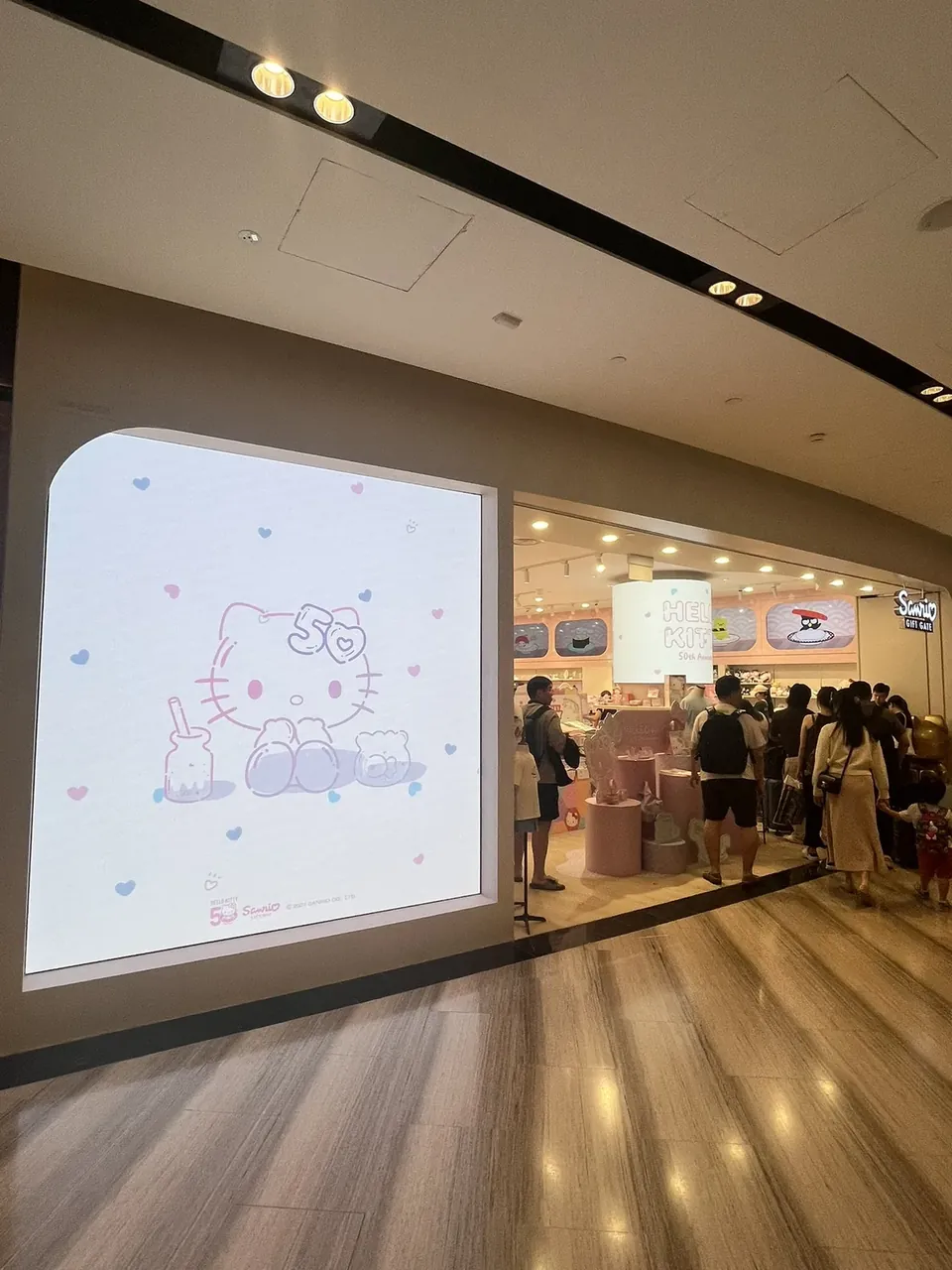 Sanrio Hello Kitty — Indoor LED LED display by ETA Visual in Jewel Changi Airport, Singapore