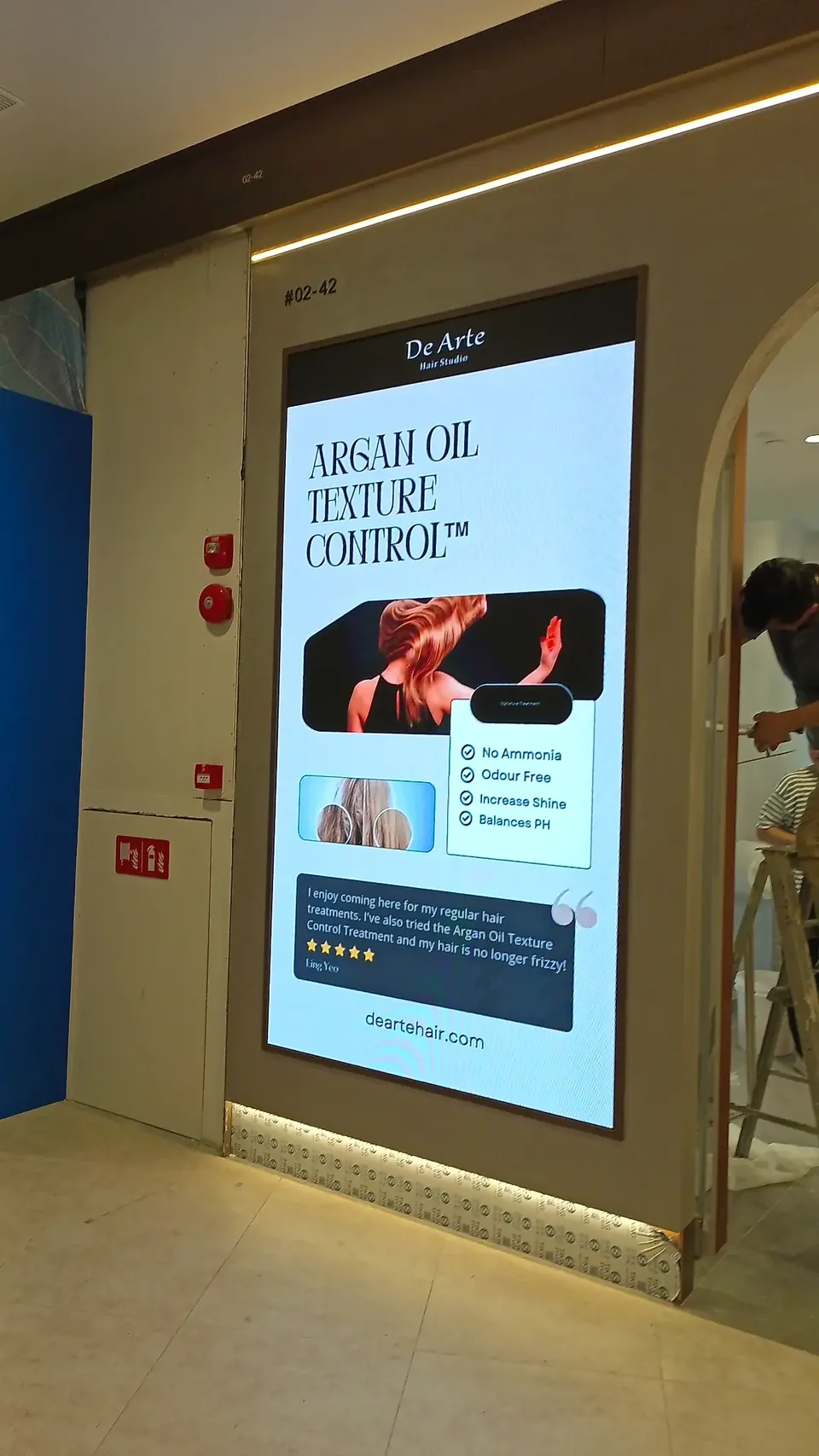 De Arte — Pasir Ris — Indoor LED LED display by ETA Visual in Pasir Ris, Singapore