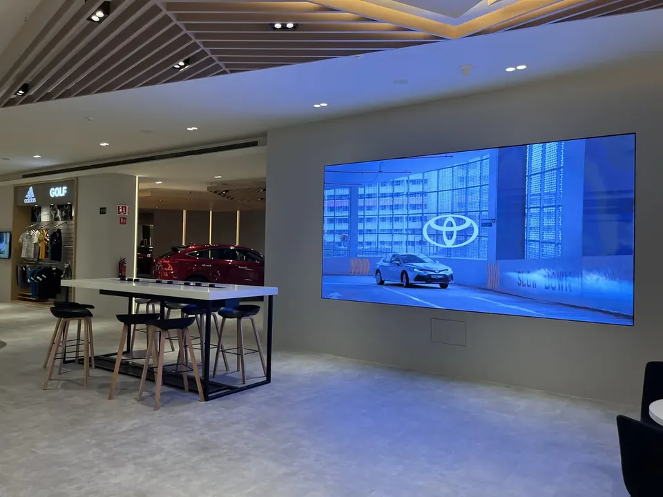 Toyota Showroom — view 2 — Indoor LED installation by ETA Visual