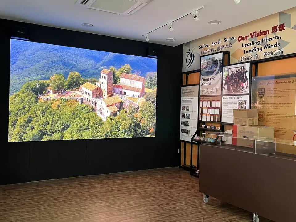 Xinmin Secondary School — Indoor LED LED display by ETA Visual in Singapore