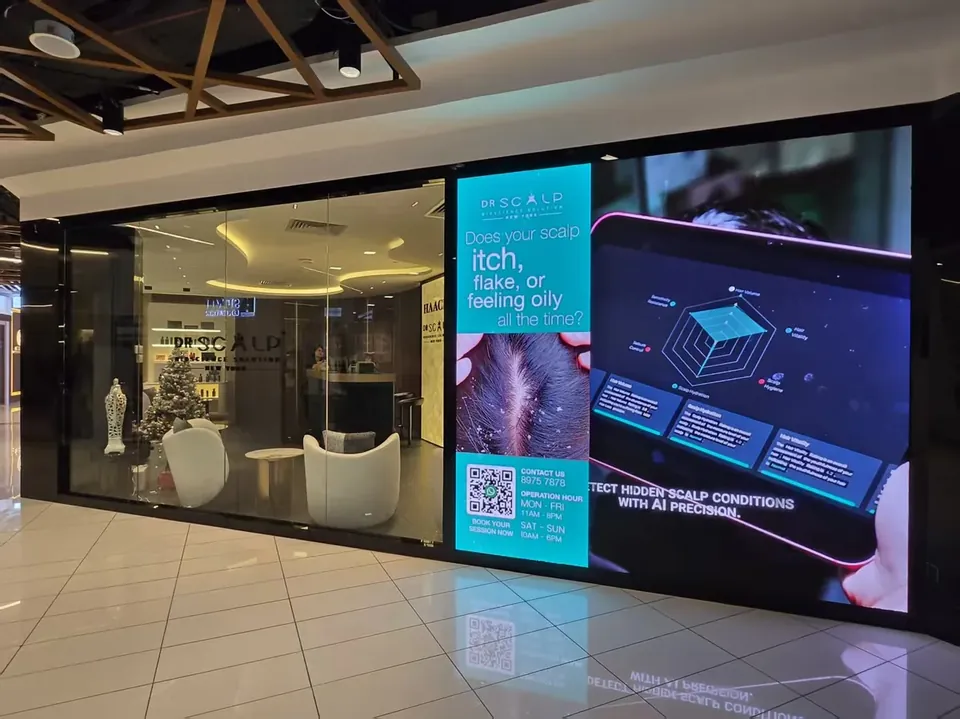 Centrepoint Mall Shopfront — view 3 — Indoor LED installation by ETA Visual