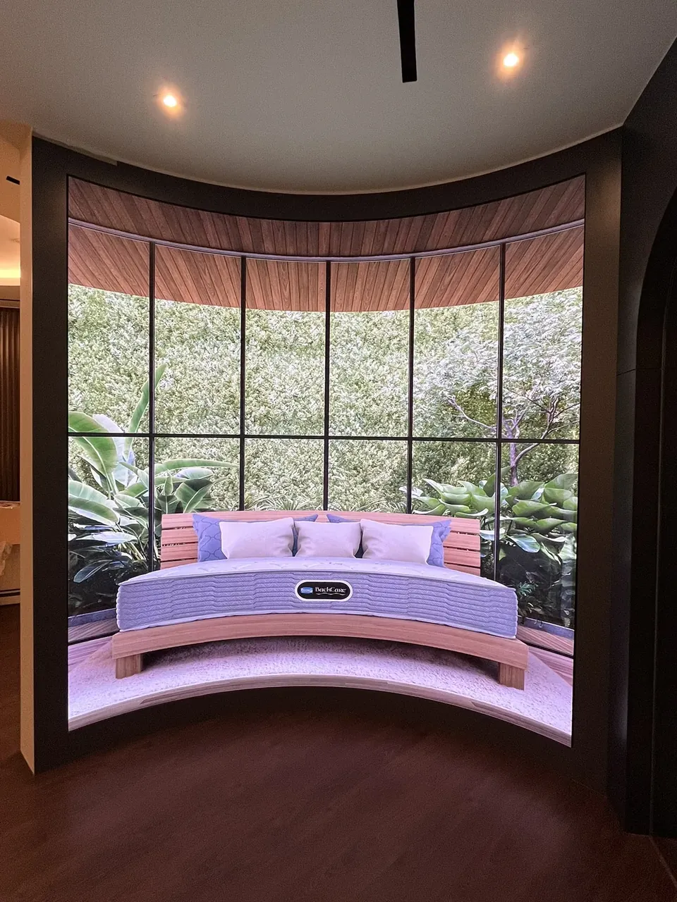 Simmons Mattress — Flexible & Curved LED display by ETA Visual in United Square, Singapore