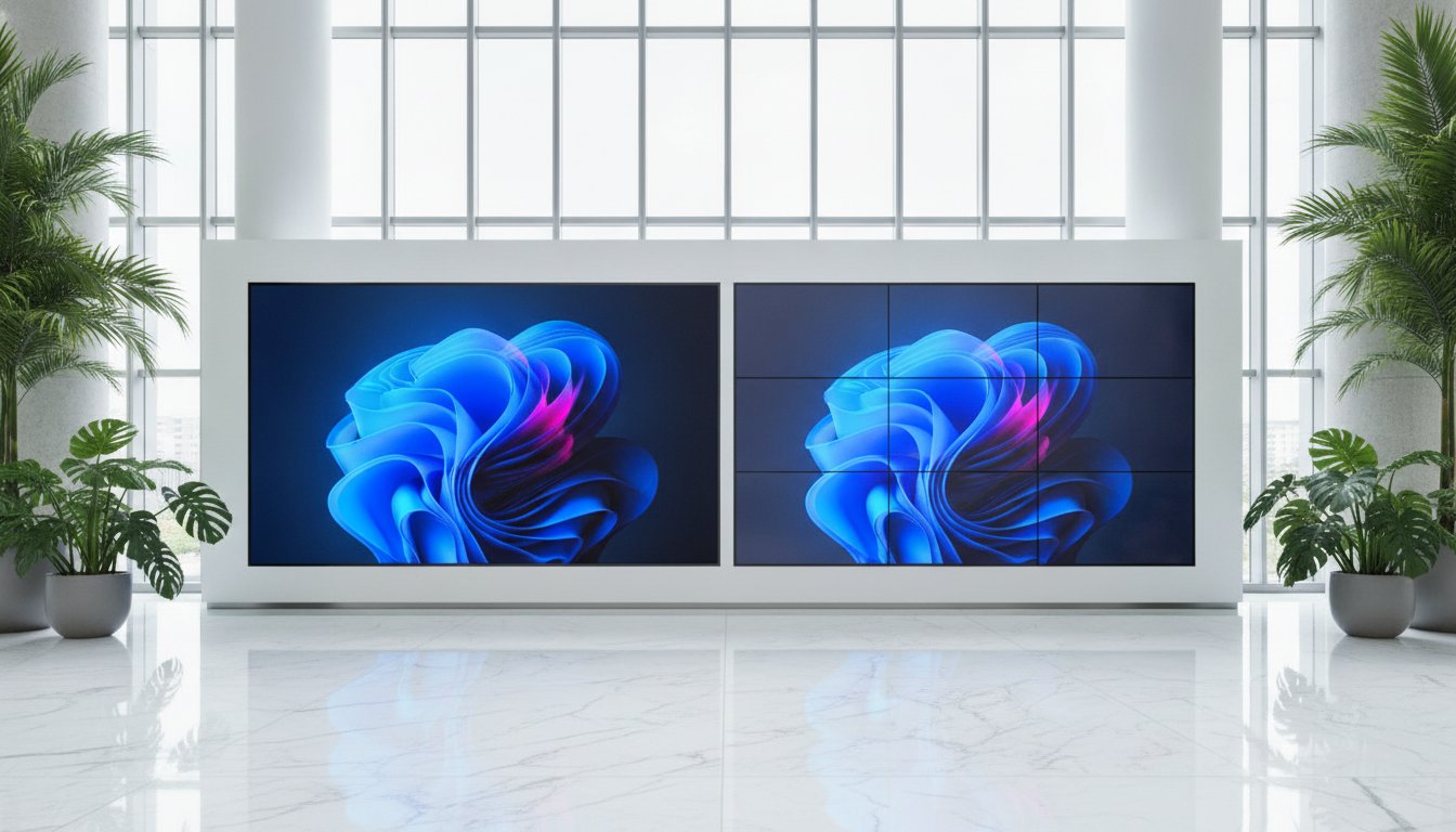 LED vs LCD Video Wall for Commercial Use in Singapore: A Professional Comparison — ETA Visual LED & AV guide, Singapore