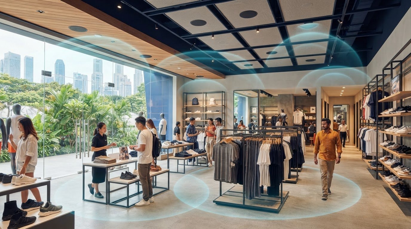 Retail Audio System Design Guide for Singapore Businesses — ETA Visual LED & AV guide, Singapore