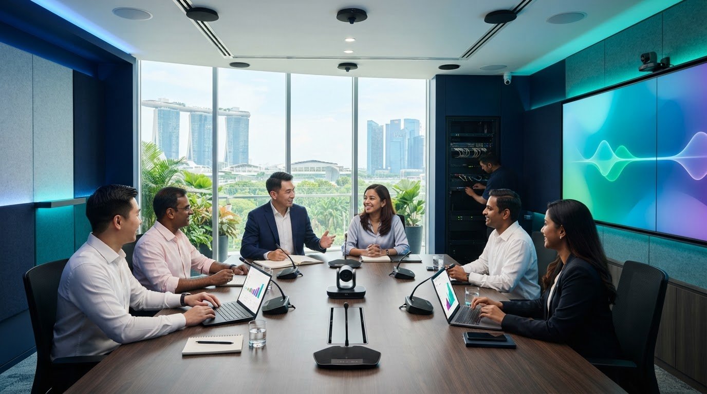 Conference Room Audio Installation in Singapore: Design, Setup and Integration — ETA Visual LED & AV guide, Singapore