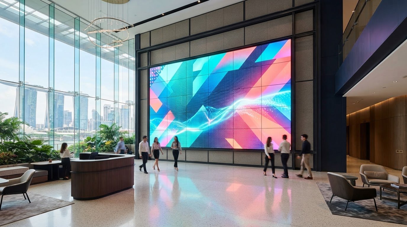 Indoor LED Displays for Business Spaces — ETA Visual LED & AV guide, Singapore