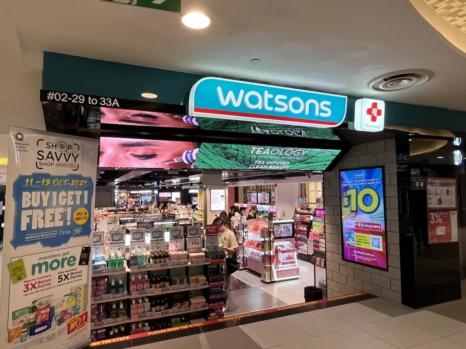 Watsons — Bugis Junction — Indoor LED LED display by ETA Visual in Bugis Junction, Singapore
