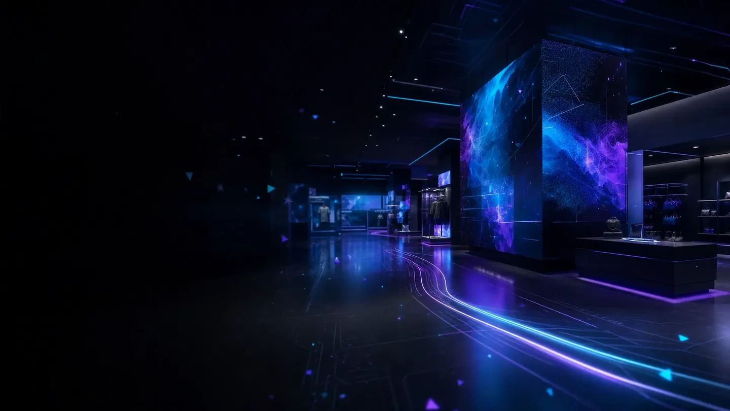 ETA Visual LED display installation in a premium retail space